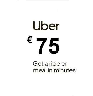 Uber €75 DE Gift Card