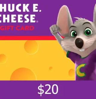 Chuck E. Cheese $20 Gift Card US
