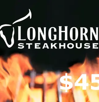 LongHorn Steakhouse $45 Gift Card US