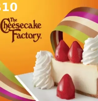 Cheesecake Factory $10 Gift Card US