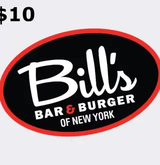 Bill's Bar &amp; Burger $10 Gift Card US
