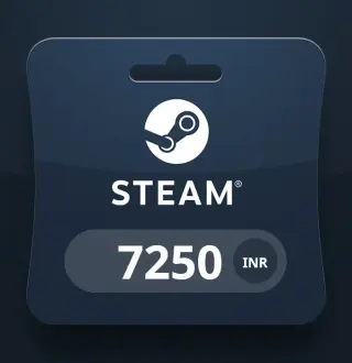 Steam Wallet Card ₹7250 INR Activation Code