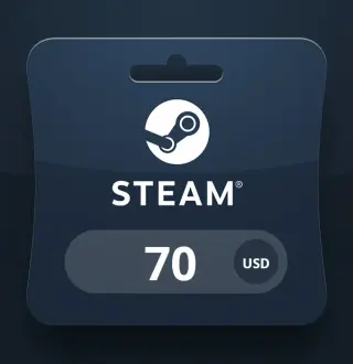 Steam Wallet USD 70 Gift Card TR