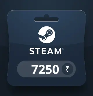 Steam Wallet INR 7250 Gift Card IN