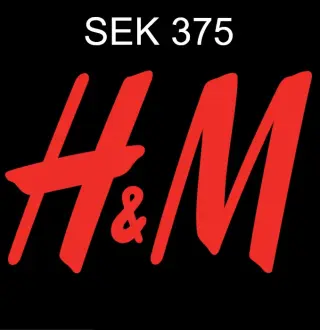 H&amp;M 375 SEK Gift Card SE