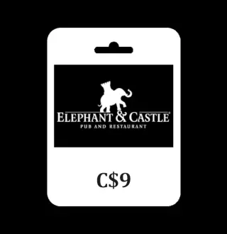 Elephant &amp; Castle CAD 9 Gift Card CA
