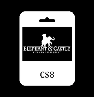 Elephant &amp; Castle CAD 8 Gift Card CA