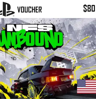 Need for Speed Unbound PlayStation Network Card $80 US
