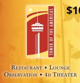 Tower of the Americas USD 10 Gift Card US