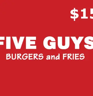 Five Guys USD 15 Gift Card US