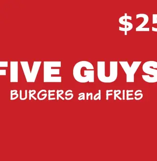 Five Guys USD 25 Gift Card US