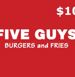 Five Guys USD 10 Gift Card US
