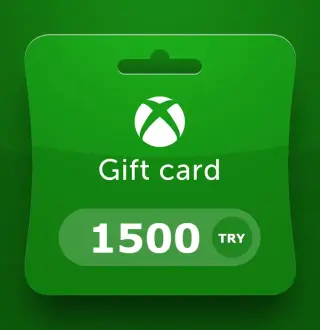 XBOX Live TRY 1500 Prepaid Card TR