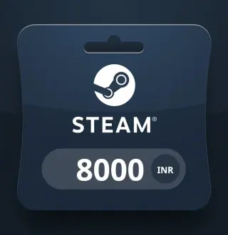 Steam Wallet Card ₹8000 INR Activation Code