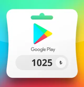 Google Play TRY 1025 Gift Card TR