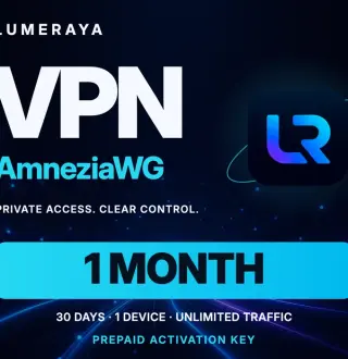 Lumeraya VPN - AmneziaWG 1-month Activation Code
