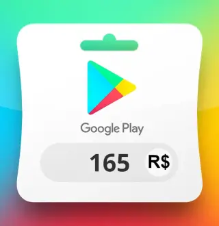 Google Play BRL 165 Gift Card BR