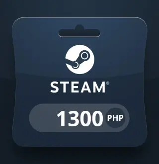 Steam Wallet PHP 1300 Gift Card PH
