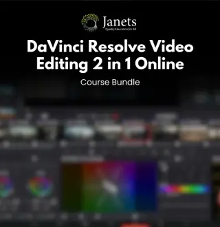 DaVinci Resolve Video Editing 2 in 1 Online Course Bundle Janets Voucher