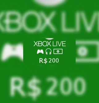 XBOX Live BRL 200 Prepaid Card BR