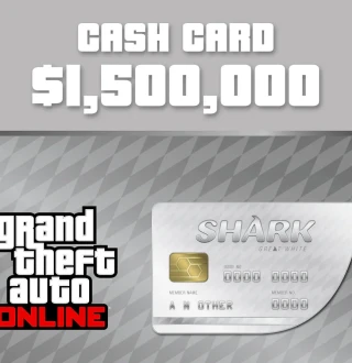 Grand Theft Auto Online - $1,500,000 Great White Shark Cash Card PC Activation Code EU