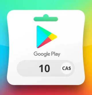 Google Play CAD 10 Gift Card CA