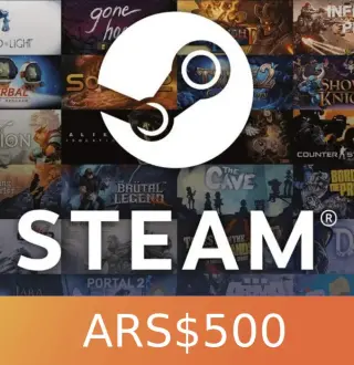 Steam Wallet Card ARS$500 Global Activation Code