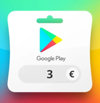 Google Play EUR 3 Gift Card DE