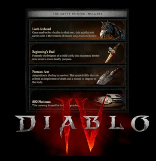 Diablo 4 - Crypt Hunter Pack DLC XBOX One / Xbox Series X|S CD Key