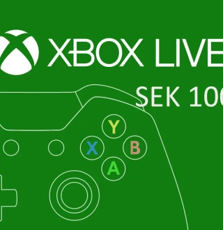 XBOX Live 100 SEK Prepaid Card SE
