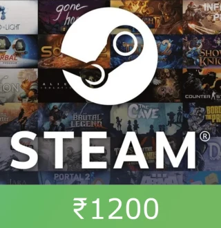 Steam Gift Card ₹1200 INR Global Activation Code