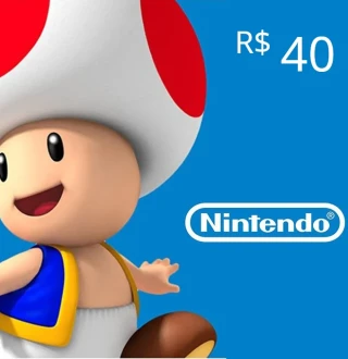 Nintendo eShop Prepaid Card R$40 BR Key