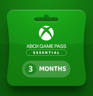 XBOX Game Pass Essential - 3 Month Subscription Card FR