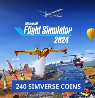 Microsoft Flight Simulator 2024 - 240 Simverse Coins DLC EU Xbox Series X|S / PC CD Key