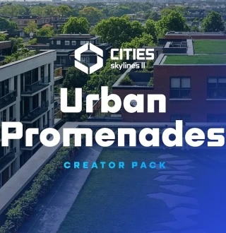 Cities: Skylines II - Creator Pack: Urban Promenades DLC EU PC Steam CD Key