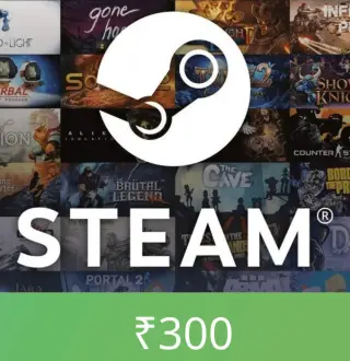 Steam Wallet Card ₹300 INR Activation Code