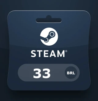 Steam Gift Card BRL 33 BR Activation Code