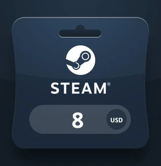 Steam Wallet USD 8 Gift Card BY