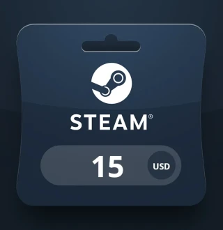 Steam Wallet USD 15 Gift Card TM