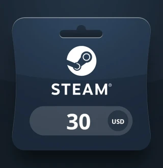 Steam Wallet USD 30 Gift Card AZ