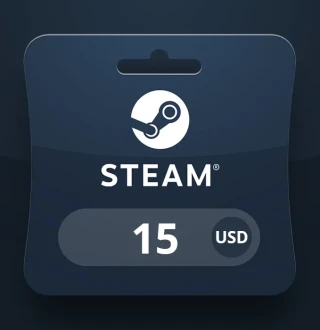 Steam Wallet USD 15 Gift Card BH