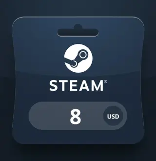 Steam Wallet USD 8 Gift Card EG