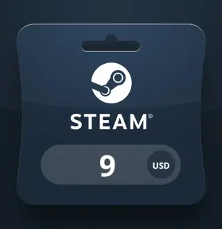 Steam Wallet USD 9 Gift Card EG