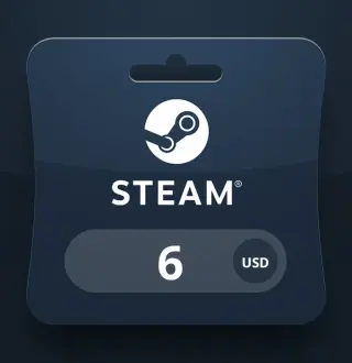 Steam Wallet USD 6 Gift Card VE