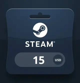Steam Wallet USD 15 Gift Card BO