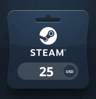 Steam Wallet USD 25 Gift Card BO