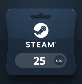 Steam Wallet USD 25 Gift Card EC