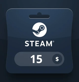 Steam Wallet USD 15 Gift Card JO