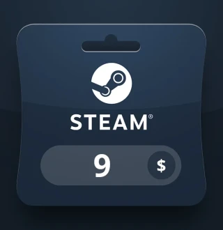 Steam Wallet USD 9 Gift Card YE