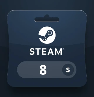 Steam Wallet USD 8 Gift Card YE